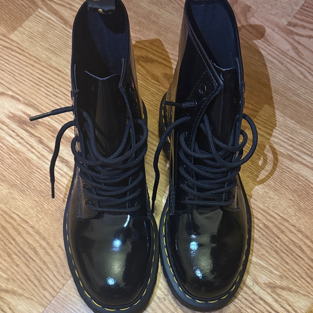 Dr Martens Black Lace-Up Women's Boots